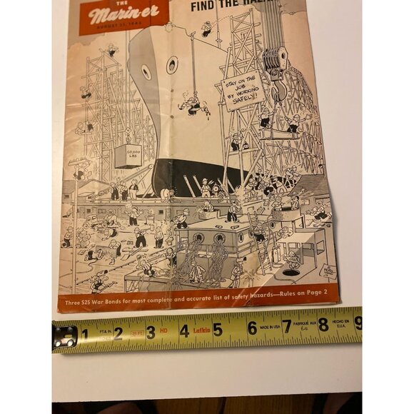 WWII Shipyard Magazine The Marin-er Rita Hayworth Black Interest Sausalito Navy - Picture 3 of 14